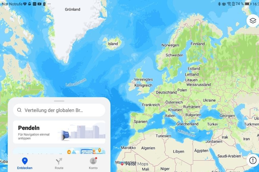 Google maps on 2024 huawei watch gt